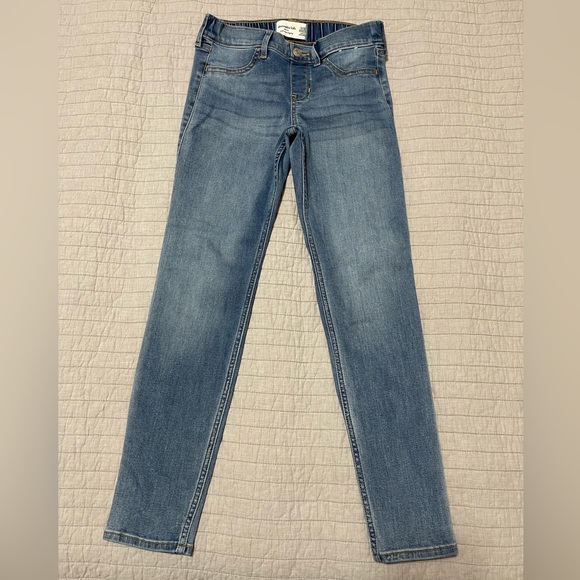 Abercrombie Kids Mid Rise Pull On Jean Legging Size 11/12 regular - Picture 1 of 10